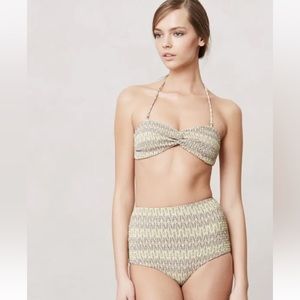 DONATED NWOT Anthropologie Tori Praver high waist bikini. 5⭐️Seller Posh Ambass